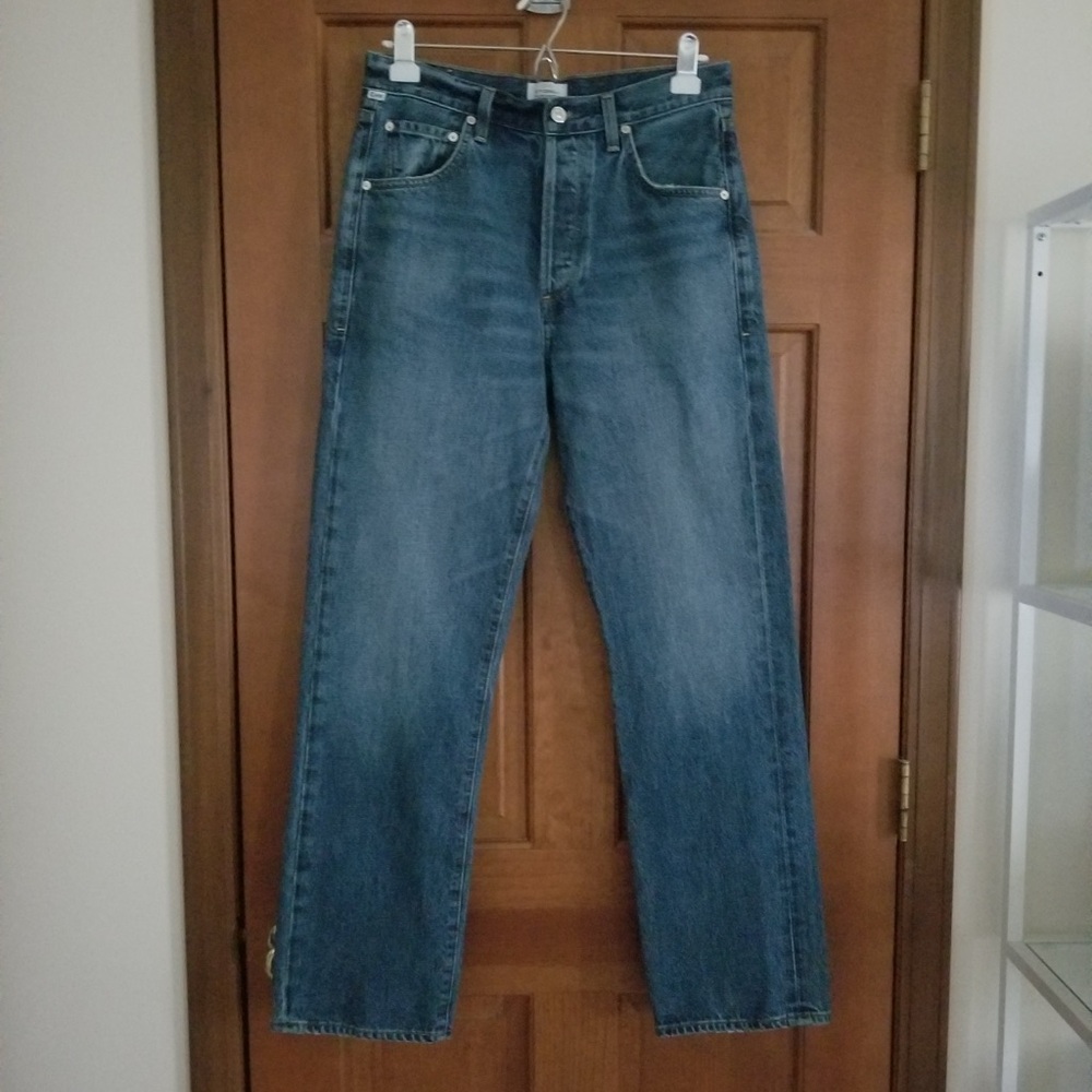 Women's Citizens of Humanity Baretta Relaxed Straight Jean in Babylonia Size 26